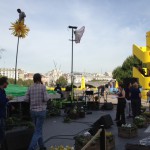 The Garden starts to bloom outside the QEH