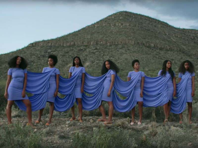Still from Cranes in the Sky by Solange