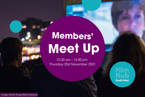 purple graphic for November meet up
