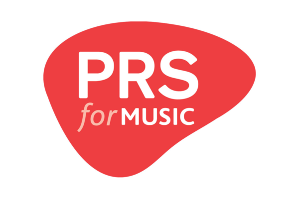 graphic image: pro for music logo white text on a red blob