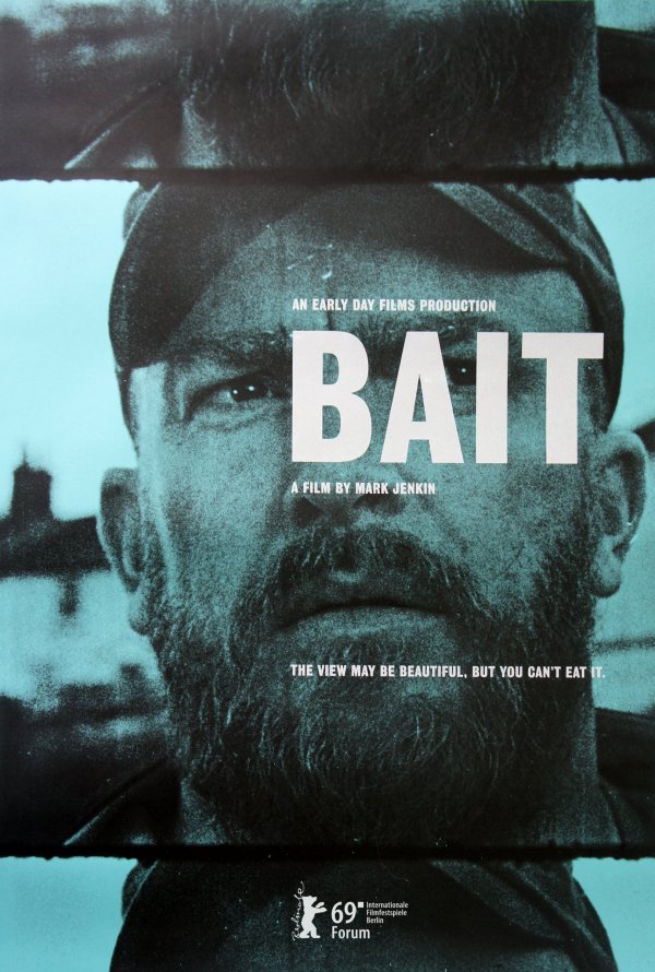 Signed poster of Bait by Mark Jenkin, produced by Early Day Films